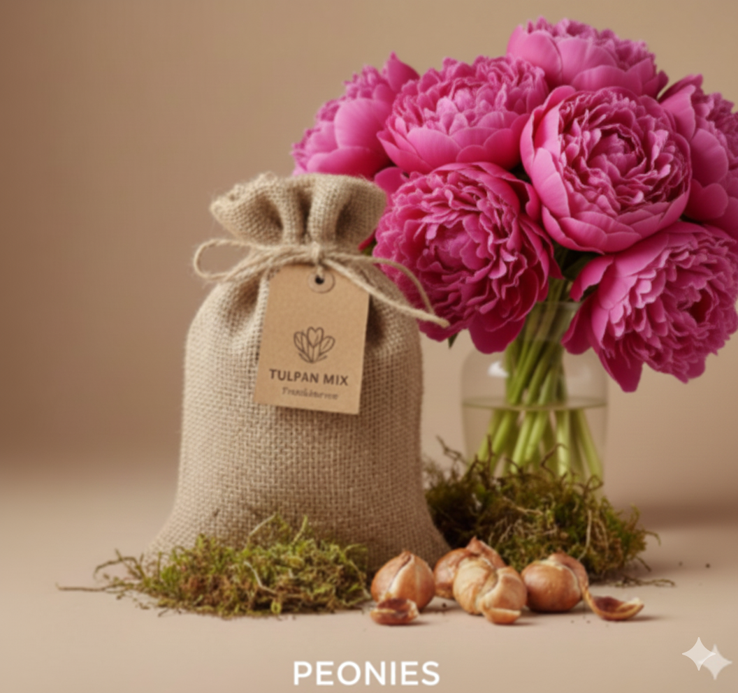 Peonies– “Enkel vårglädje” 5st