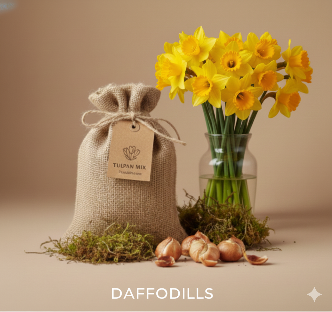 Gula Påskliljor – "Solsken i Rabatten" 5st