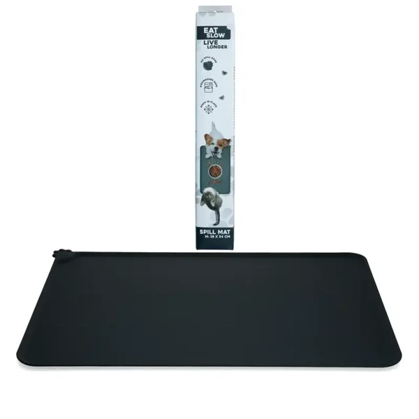 Eat Slow Live Longer Spill Mat M Grijs