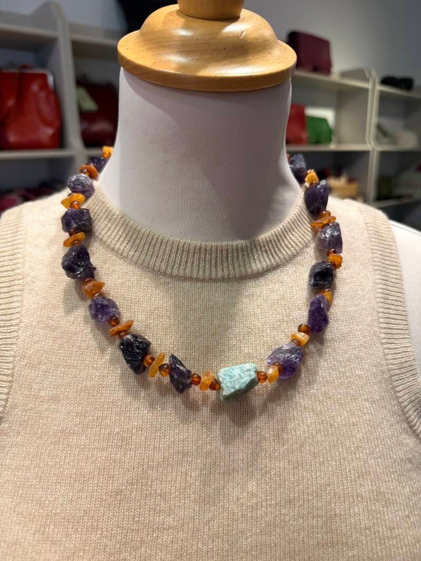 Lila Wolken Kette