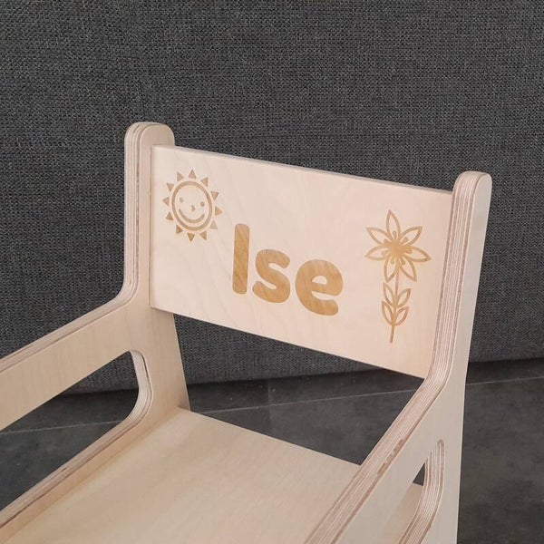 Gepersonaliseerde kinderstoel