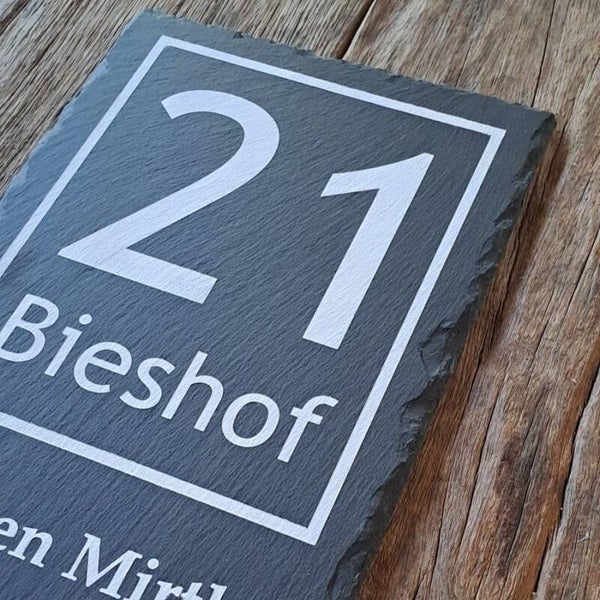 Leisteen gepersonaliseerd