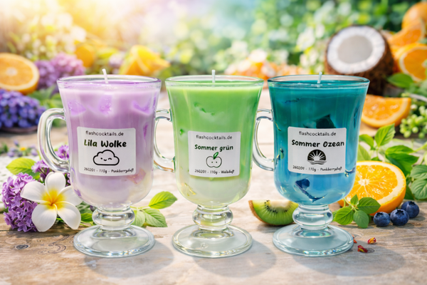 🍹 Duftkerzen im Cocktailglas