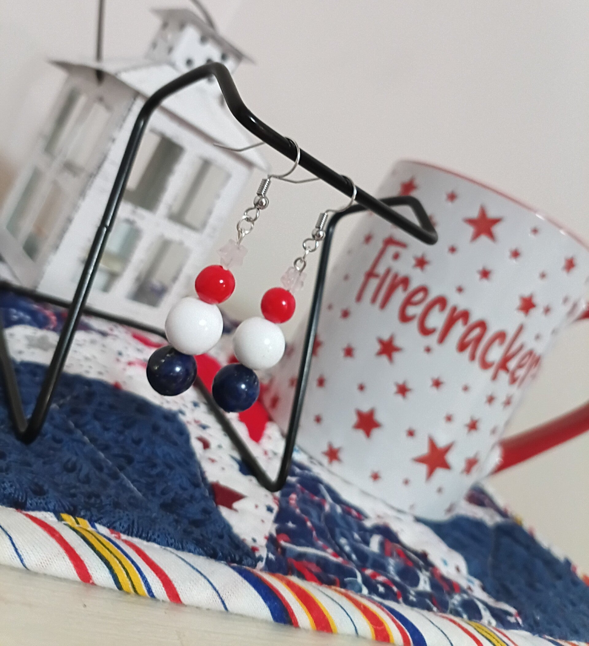 4th of July Earrings