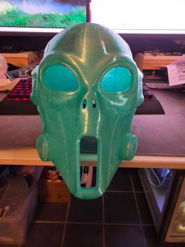 Masque Alien Techno – Impression 3D
