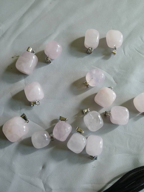 Rose Quartz Gemstone Necklaces