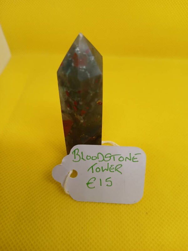 Blood Stone Gemstone Tower