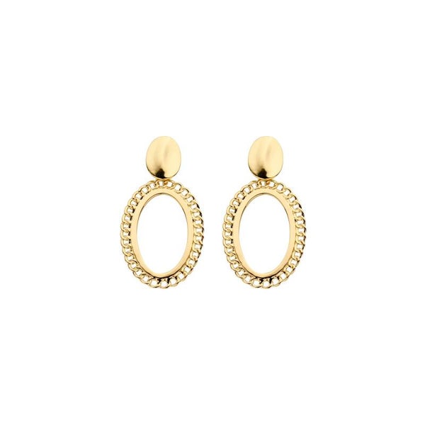 Biba oorbellen goud chain 82730MIX02