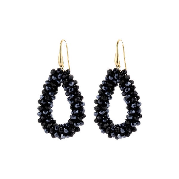 Biba oorbellen zwart 83254