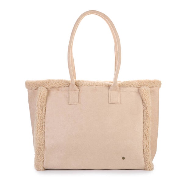 Grote tas Beige