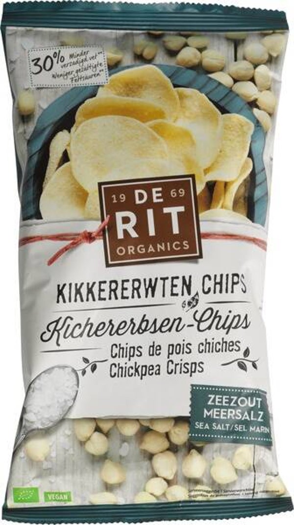 Kikkererwtenchips zeezout