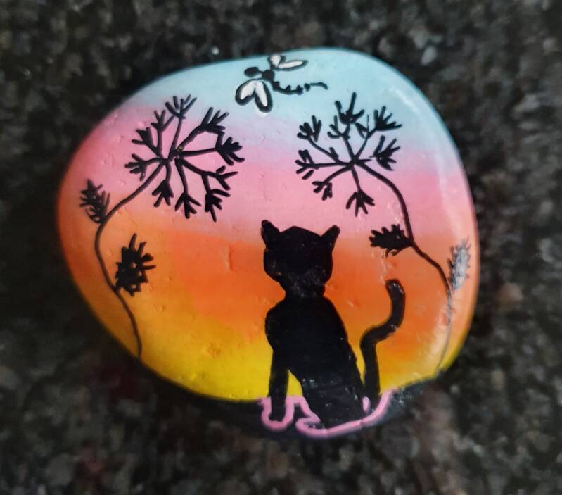 Rock painting acrylic painting stenen schilderen acrylverf 