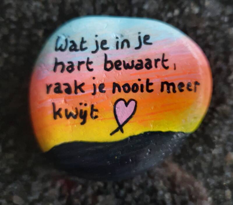 Rock painting acrylic painting stenen schilderen acrylverf 