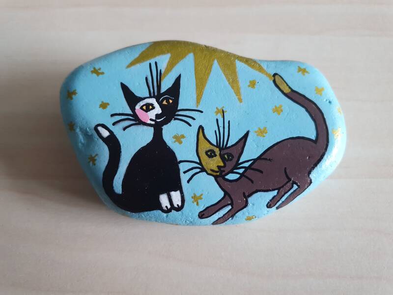 Rock painting acrylic painting stenen schilderen acrylverf  Rosina Wachtmeister