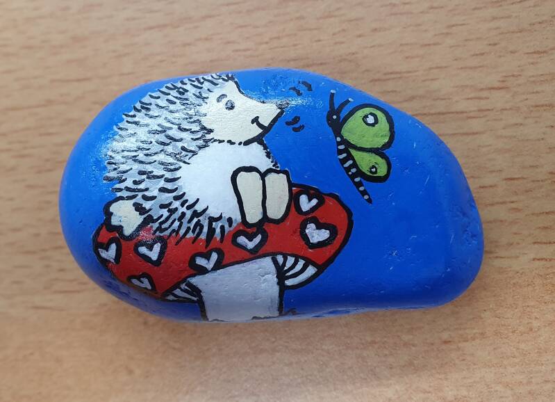 Rock painting acrylic painting stenen schilderen acrylverf 