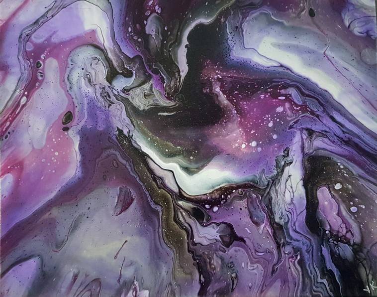 galaxy pour acrylgieting