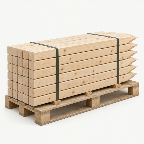 Houten piketten 40 × 40 mm | volle pallet
