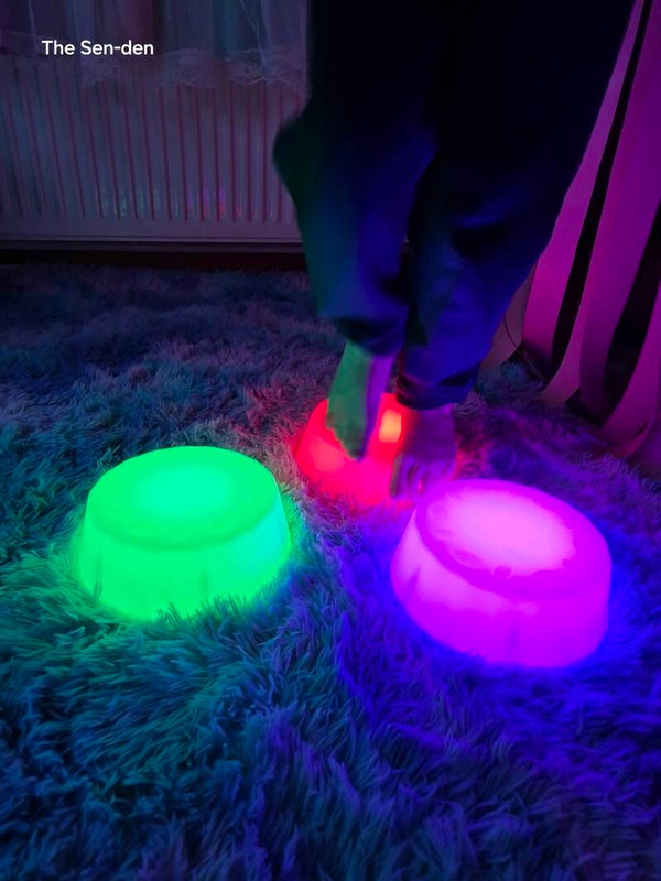 LED glow domes x 3