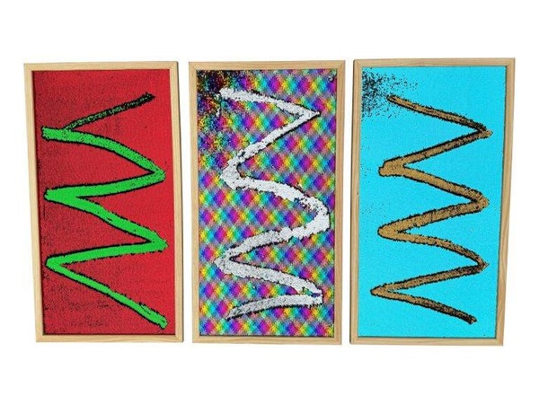 Set of 3 sequin boards