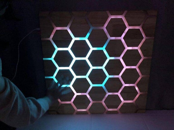 Honeycomb wall panel