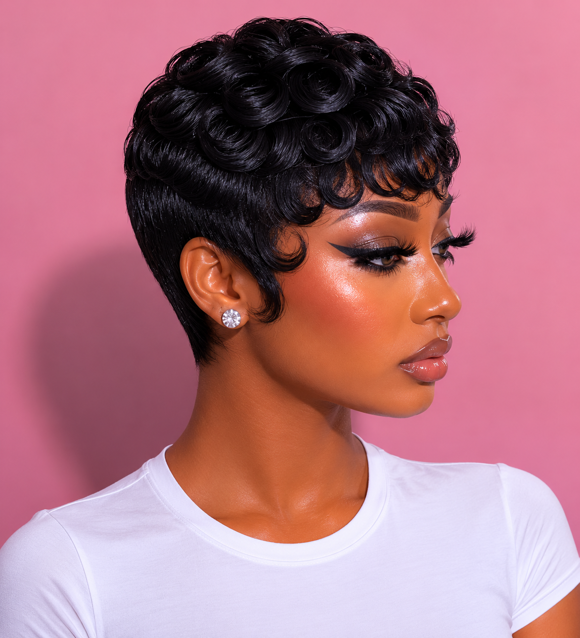 Pixie curly