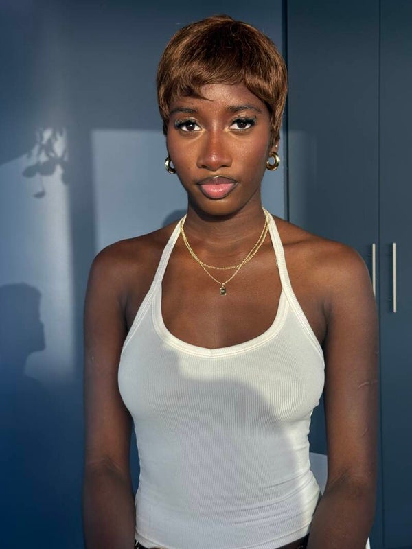 Pixie marron lisse