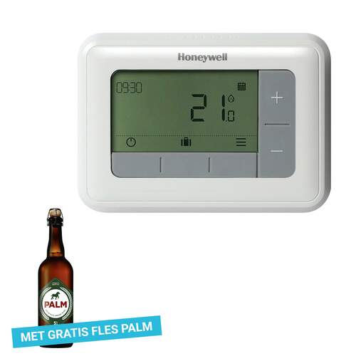 A3709919) Meet- u0026 regelapparatuur - Honeywell Home - T4R draadloze  klokthermostaat met ketelmodule | Warmtepompen Webshop