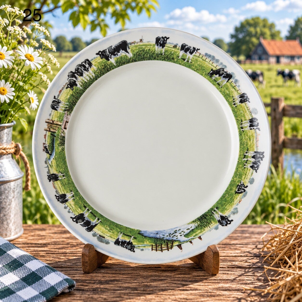 Bord Landelijk 25 cm