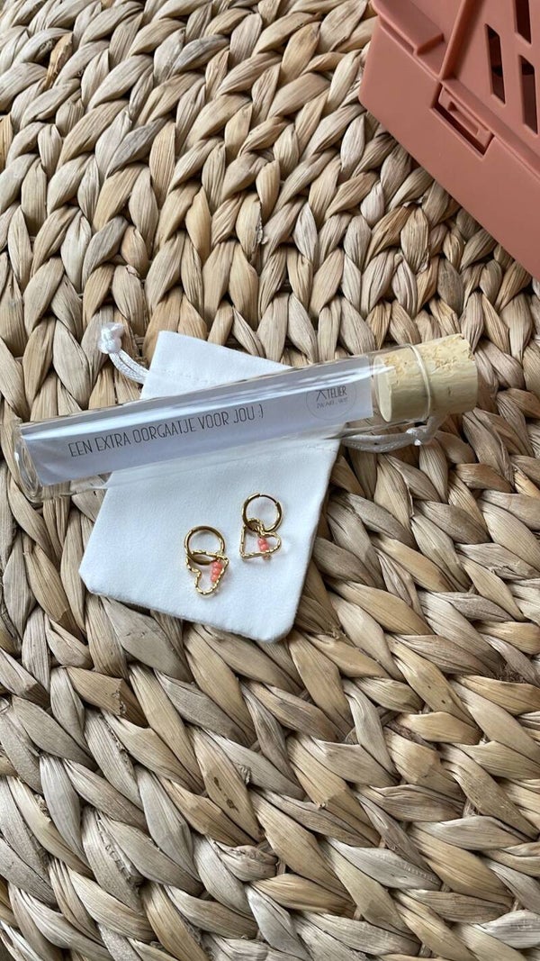 KADOBON extra oorgaatje EN oorbellen