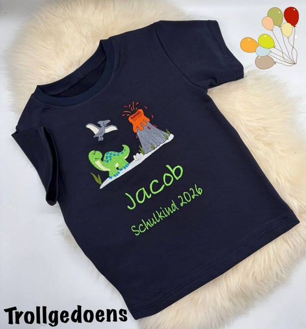 Shirt zur Einschulung Serie Dinoland