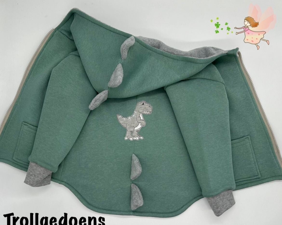 Softshelljacke Motiv Dino