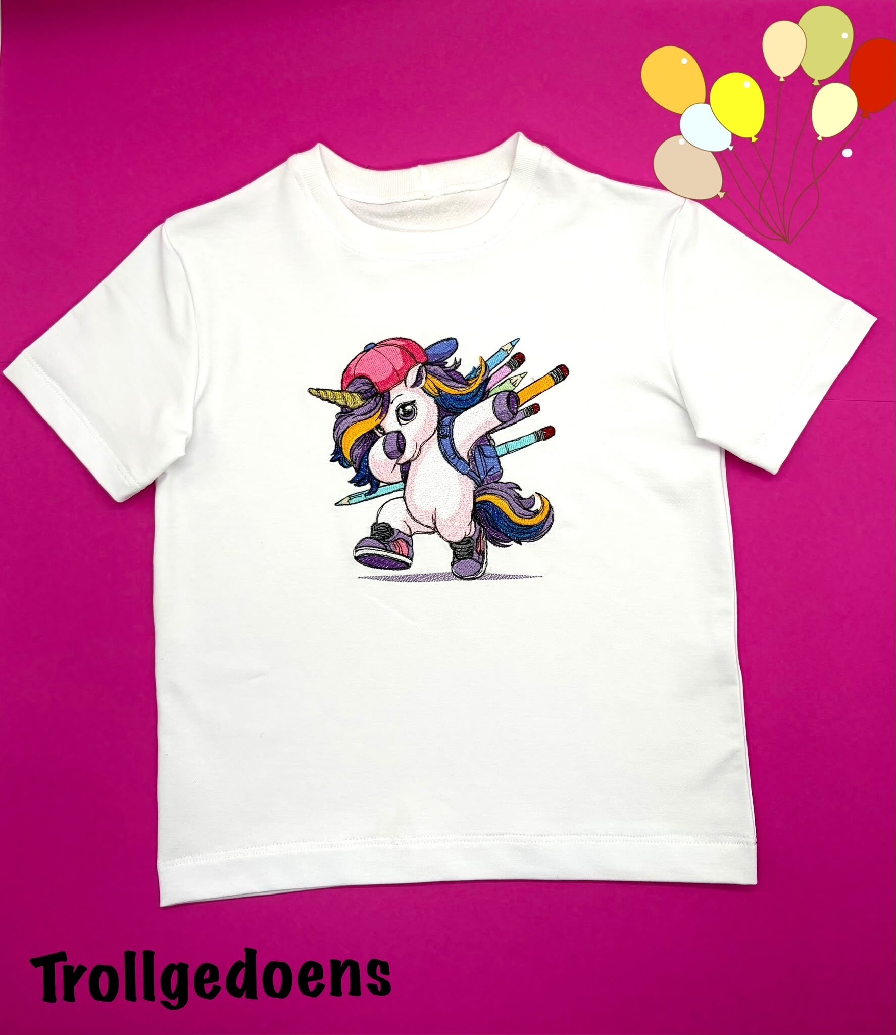 Shirt Motiv Bleistift Einhorn