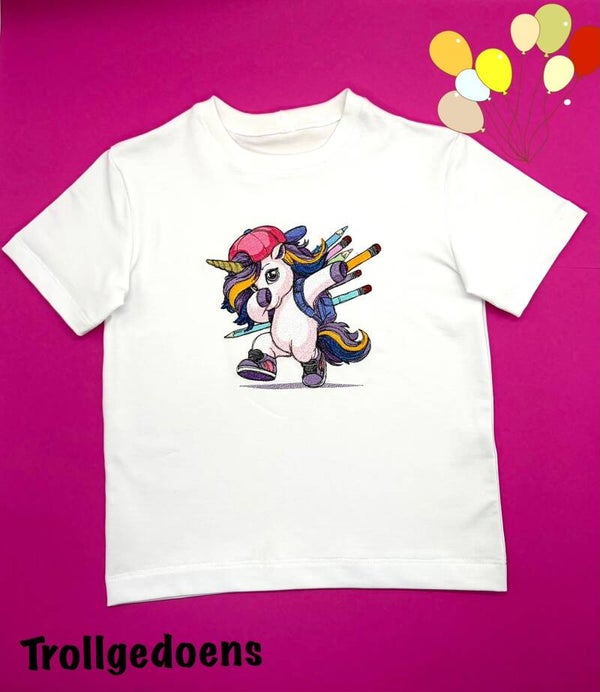 Shirt Motiv Bleistift Einhorn