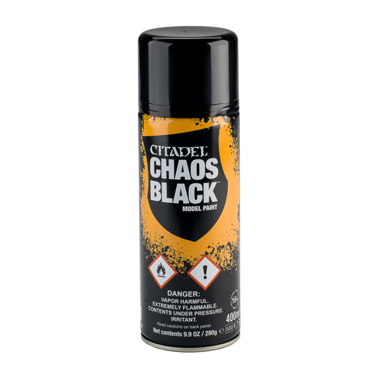 Chaos Black Primer Spray