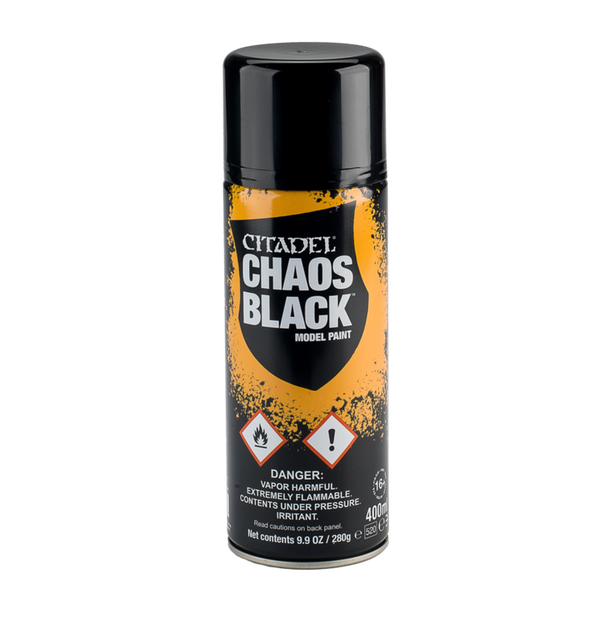 Chaos Black Primer Spray