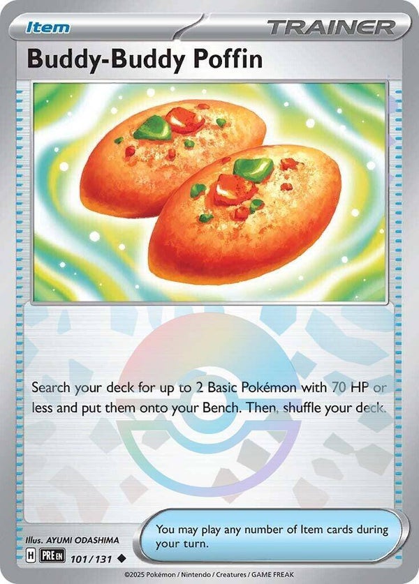 Prismatic Evolutions- Buddy-Buddy Poffin Pokeball #101