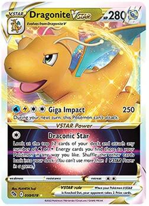 Pokemon Go- Dragonite VSTAR #50