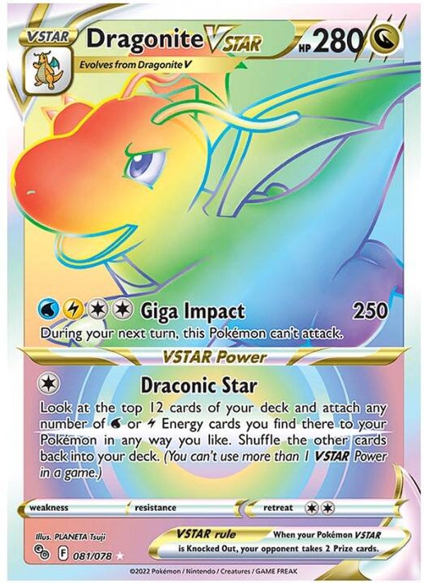 Pokemon Go- Dragonite VSTAR #81