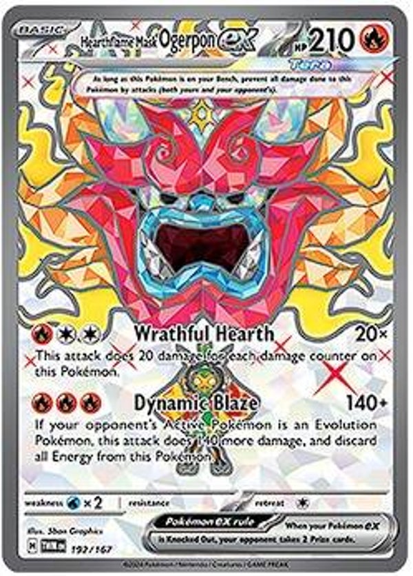 Twilight Masquerade- Hearthflame Mask Ogerpon EX #192