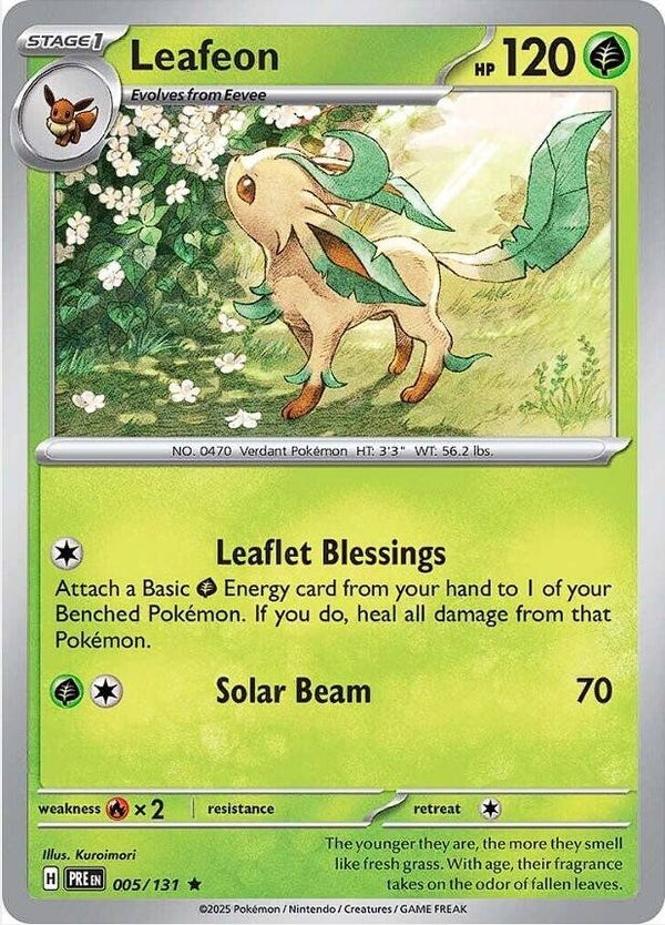 Prismatic Evolutions- Leafeon #5
