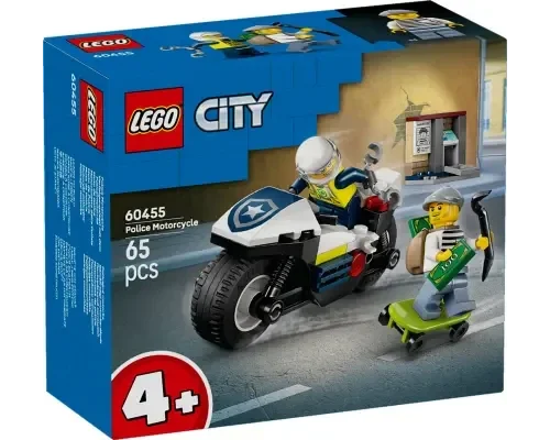LEGO City Politieachtervolging op politiemotor