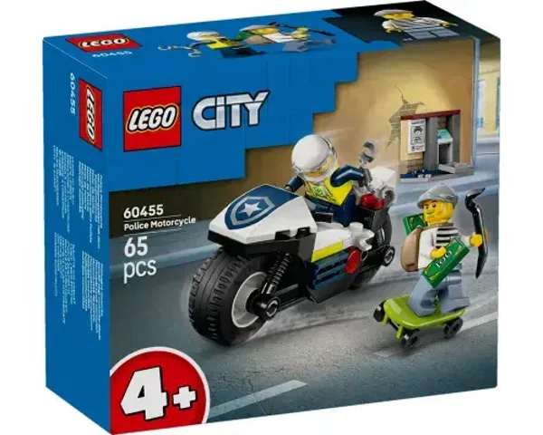 LEGO City Politieachtervolging op politiemotor