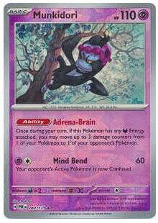 Prismatic Evolutions- Munkidori Pokeball #44
