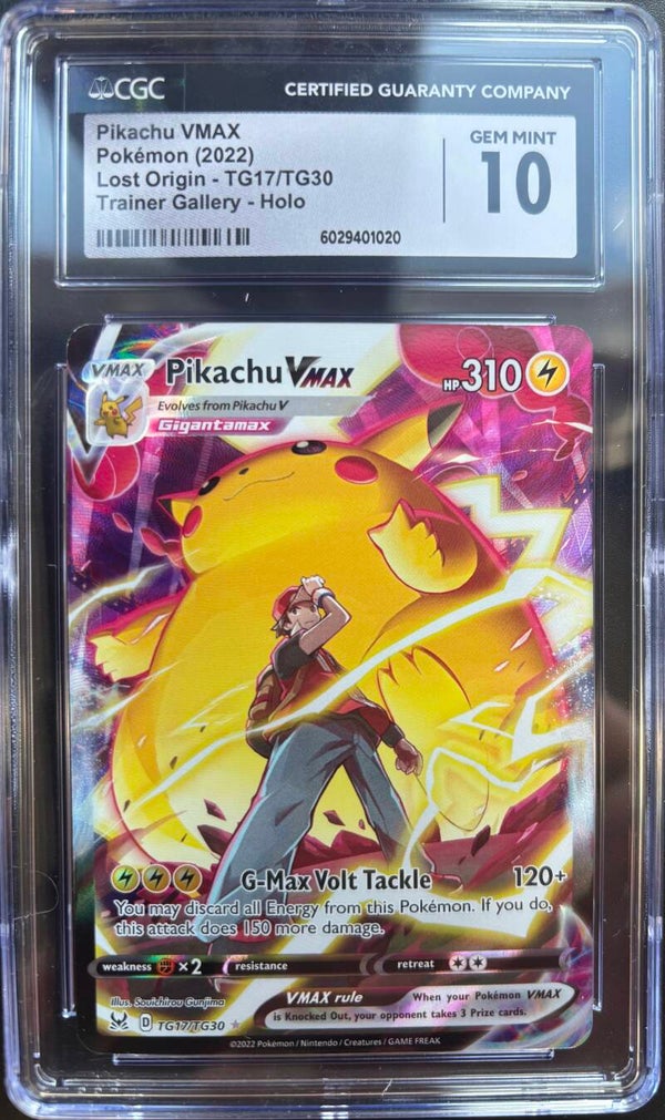 Lost Origin- Pikachu VMAX TG17- GEM MINT 10