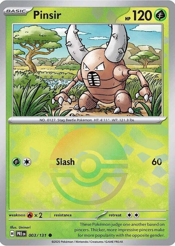 Prismatic Evolutions- Pinsir Pokeball #3