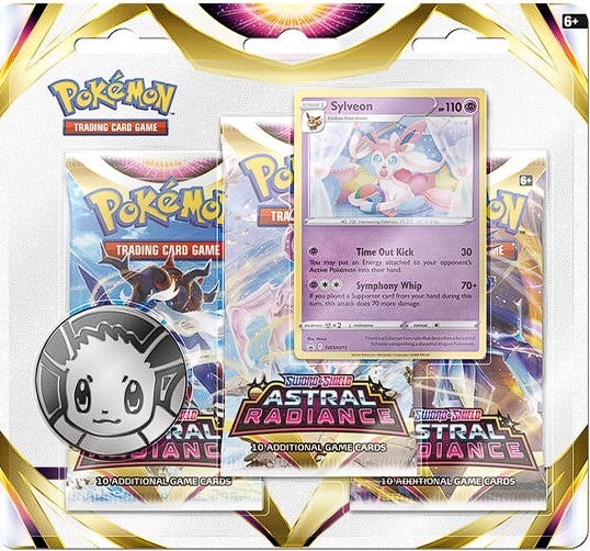 Pokémon TCG: Astral Radiance 3-pack blister Sylveon