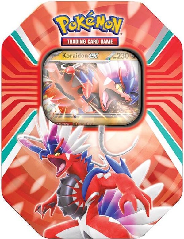 Pokémon TCG: Paldea Legends Tins: Koraidon EX