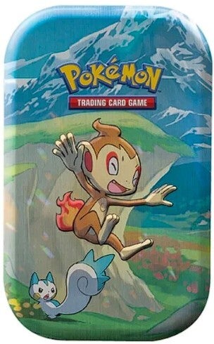 Pokémon TCG: Sinnoh Stars Mini Tin - Chimchar, Pachirisu