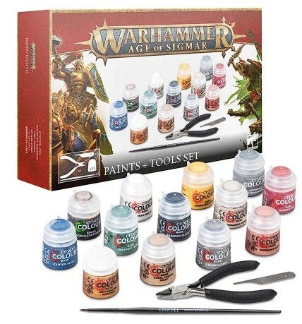 Age Of Sigmar: Paints + Tools Set