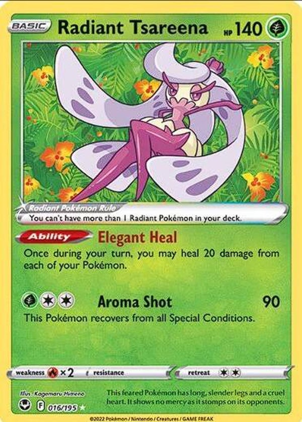 Silver Tempest- Radiant Tsareena #16